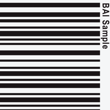 black-on-white Barcode Car Decals sticker