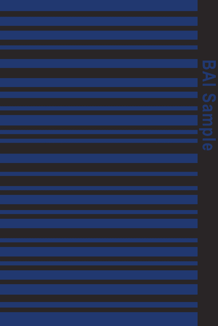blue on black barcode