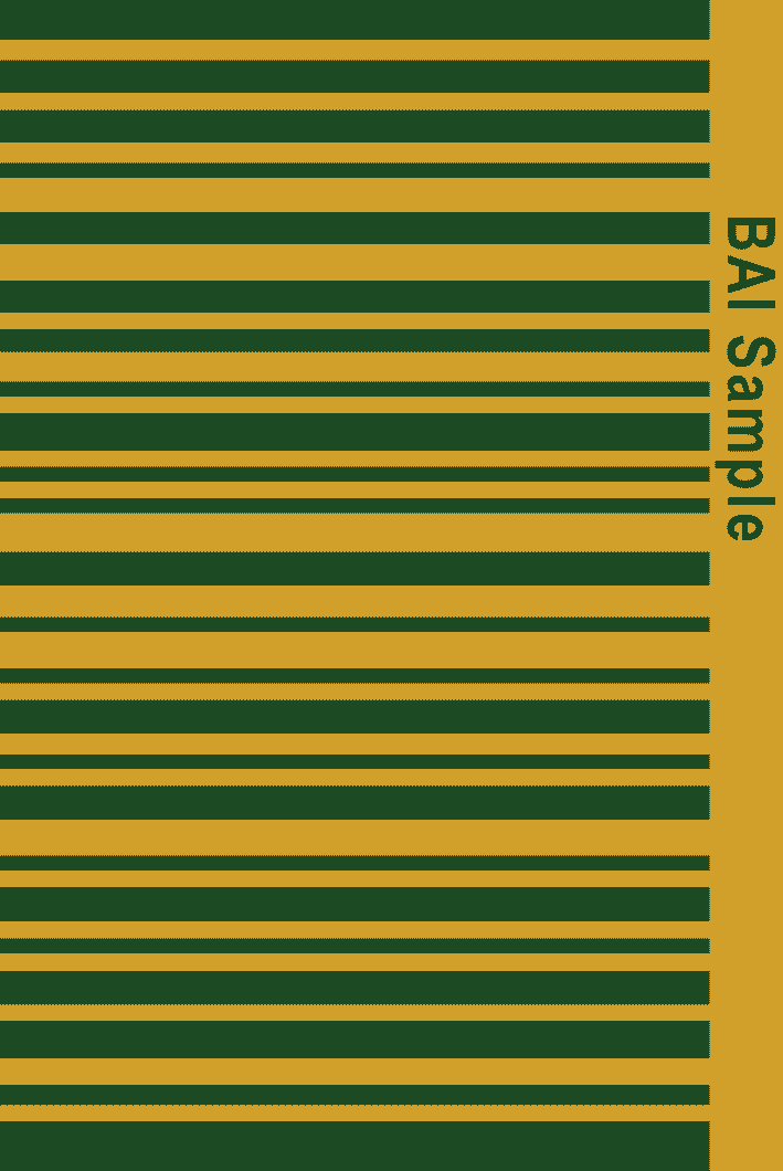 green on gold barcode