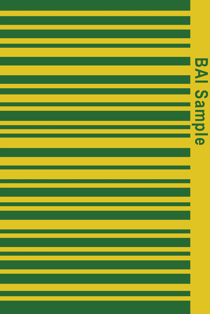 green on yellow barcode