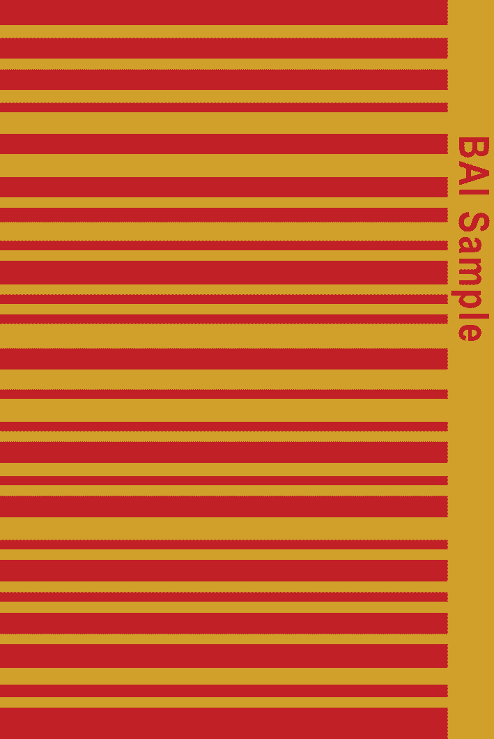 red on gold barcode