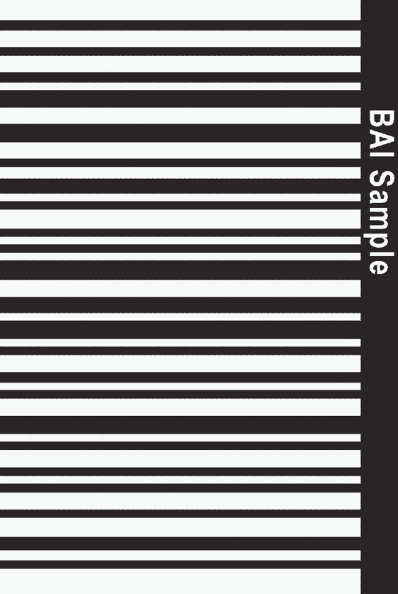 white-on-black Barcode Car Decals sticker